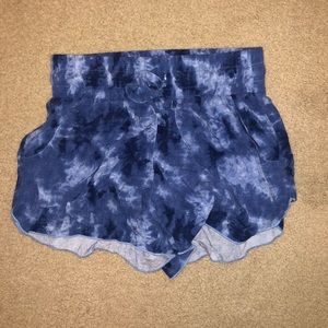 blue shorts from hollister